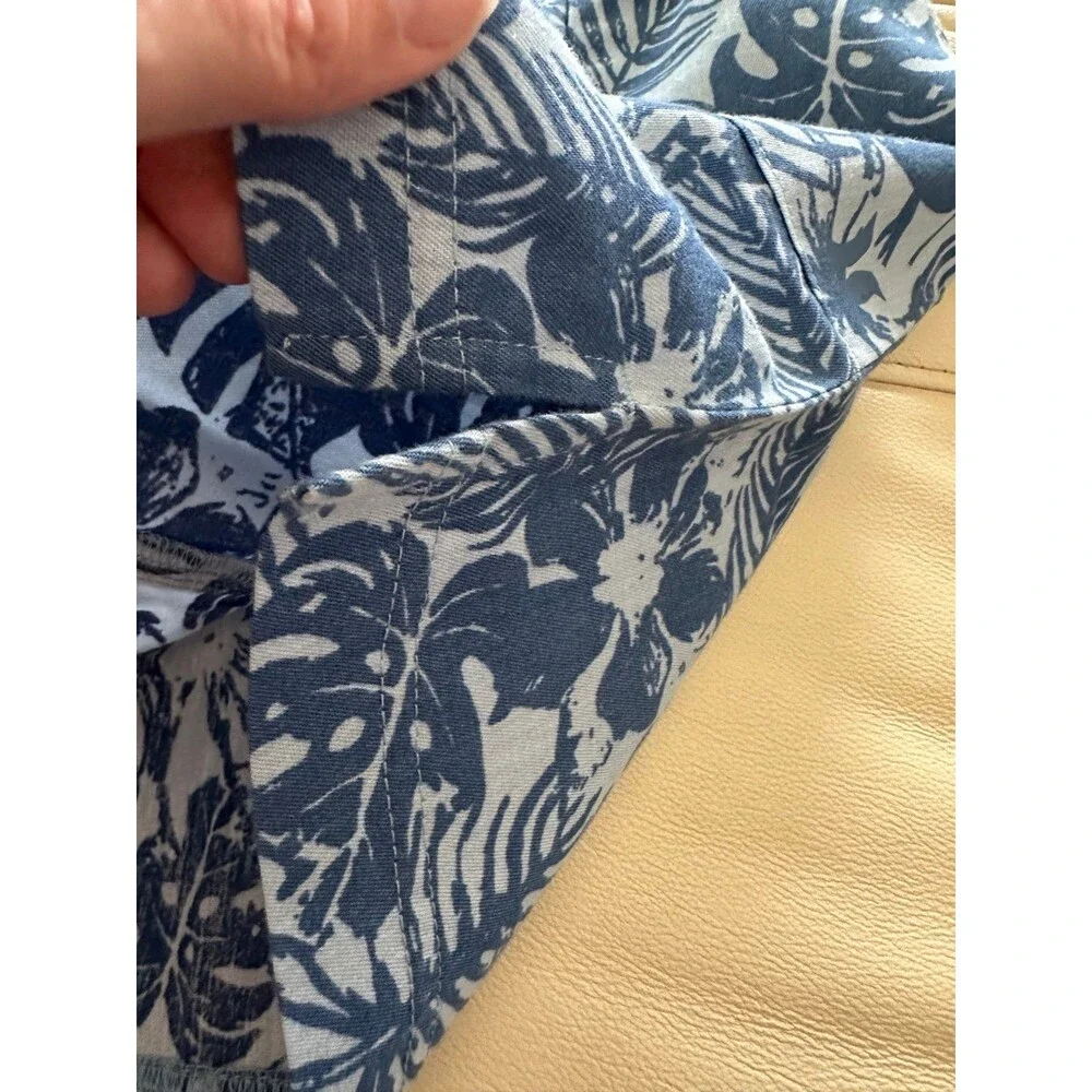 Small girl’s stamped light weight tropical drawstring skirt